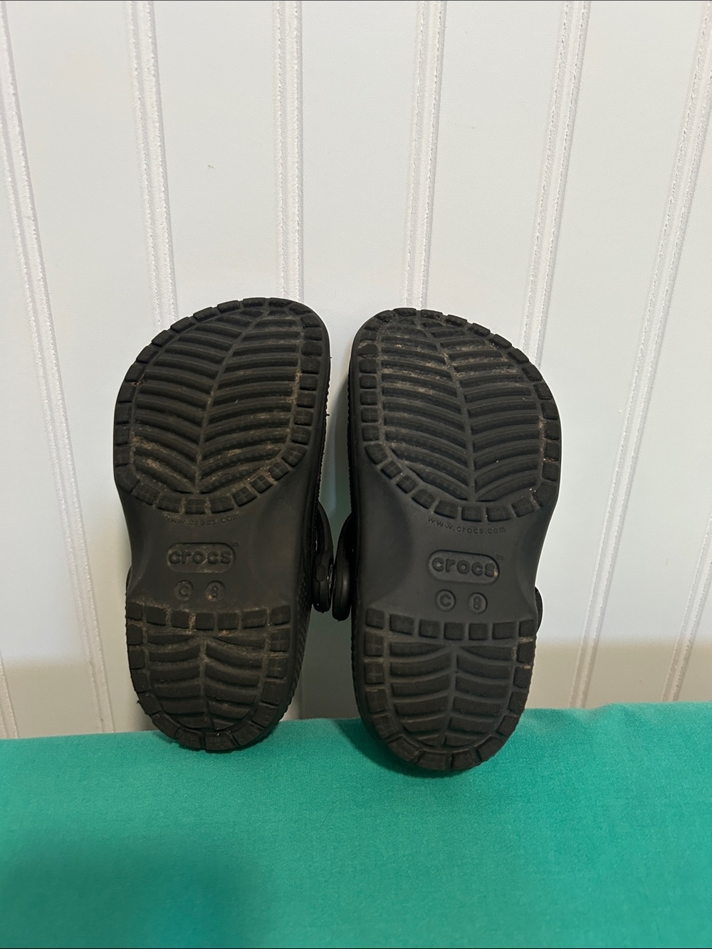CROCS Kids Clog Sandals - Black - SZ: C8 - Picture 8 of 11